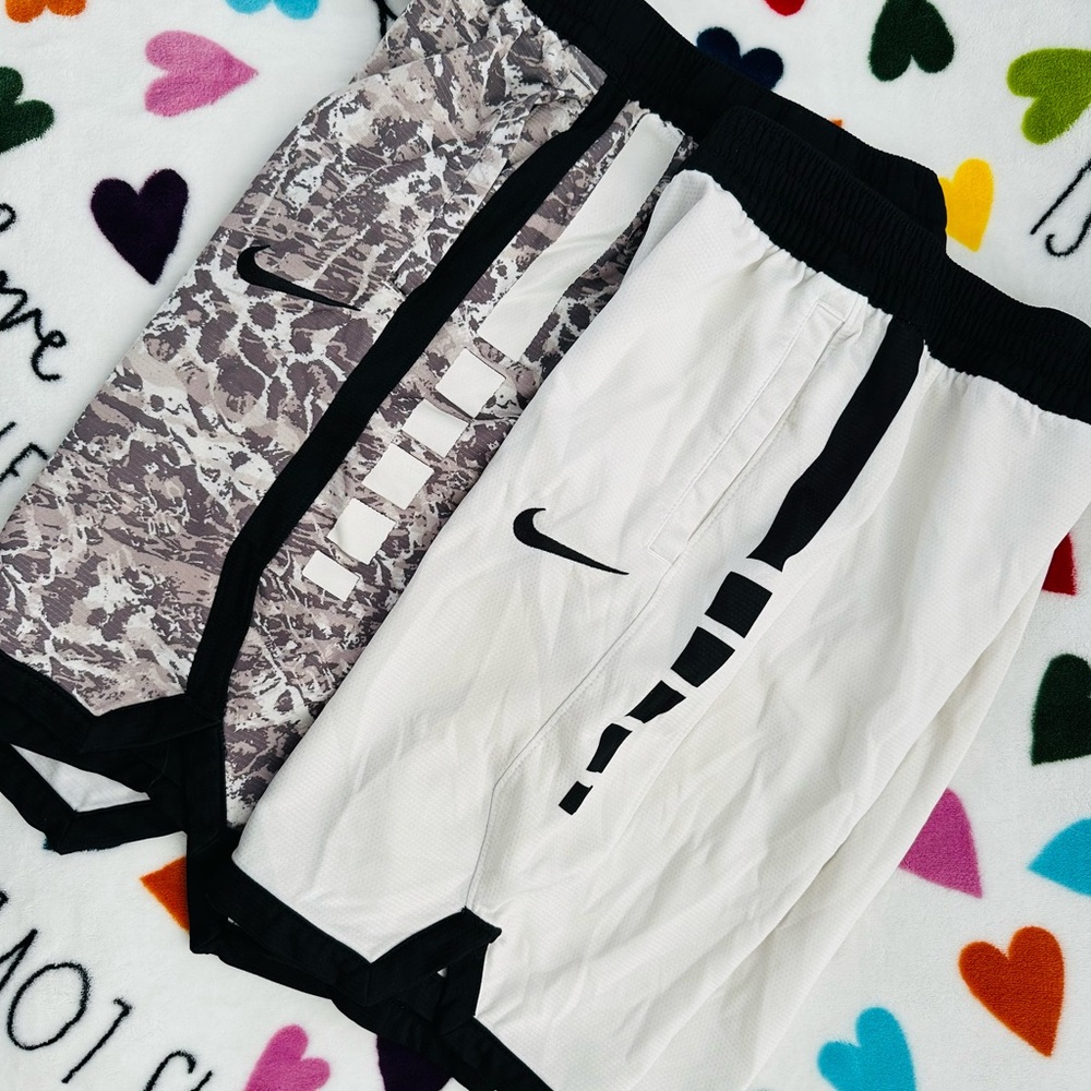 Set of Nike Black and White Athletic Shorts
